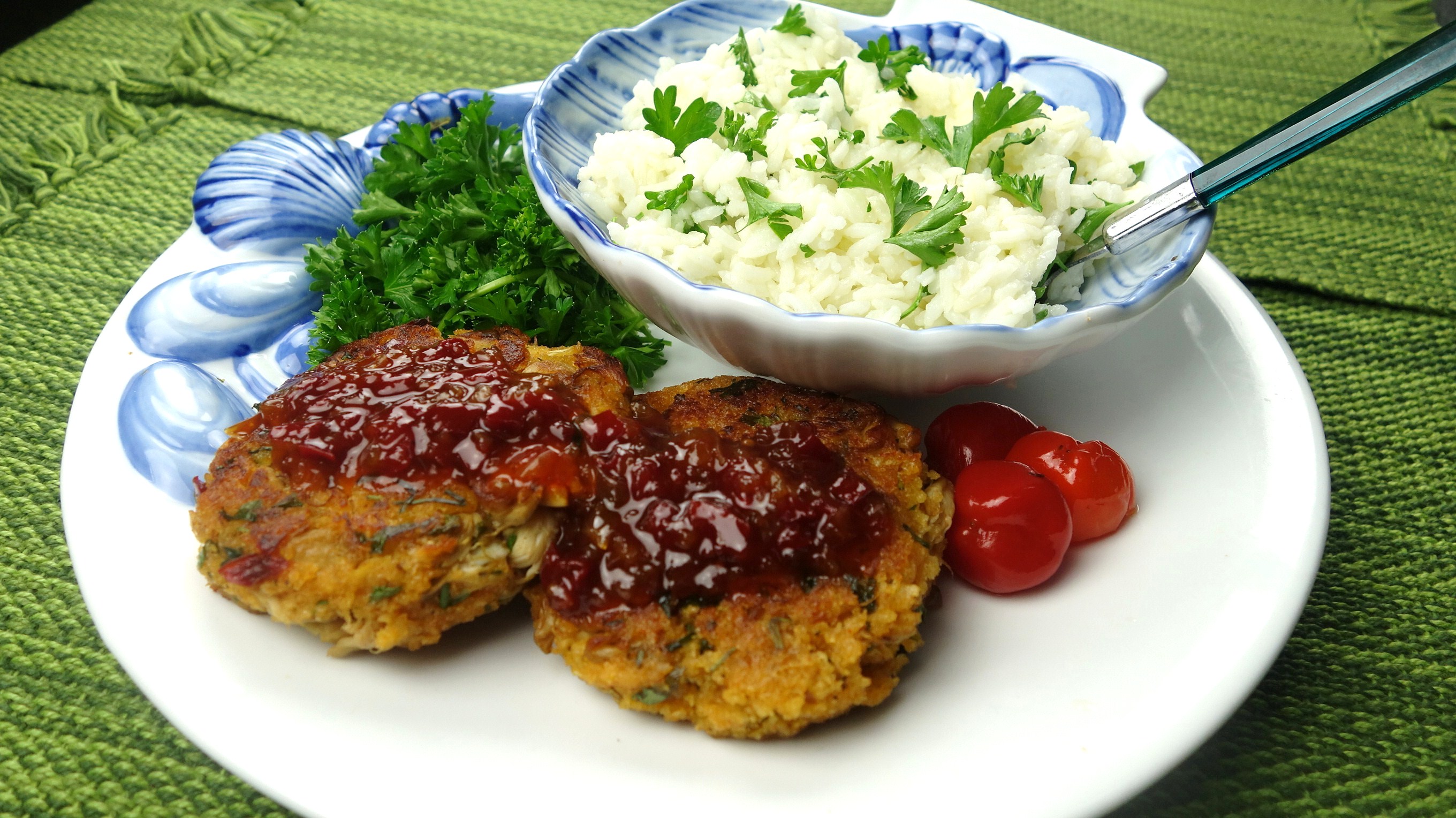 forager chef lions mane crab cakes